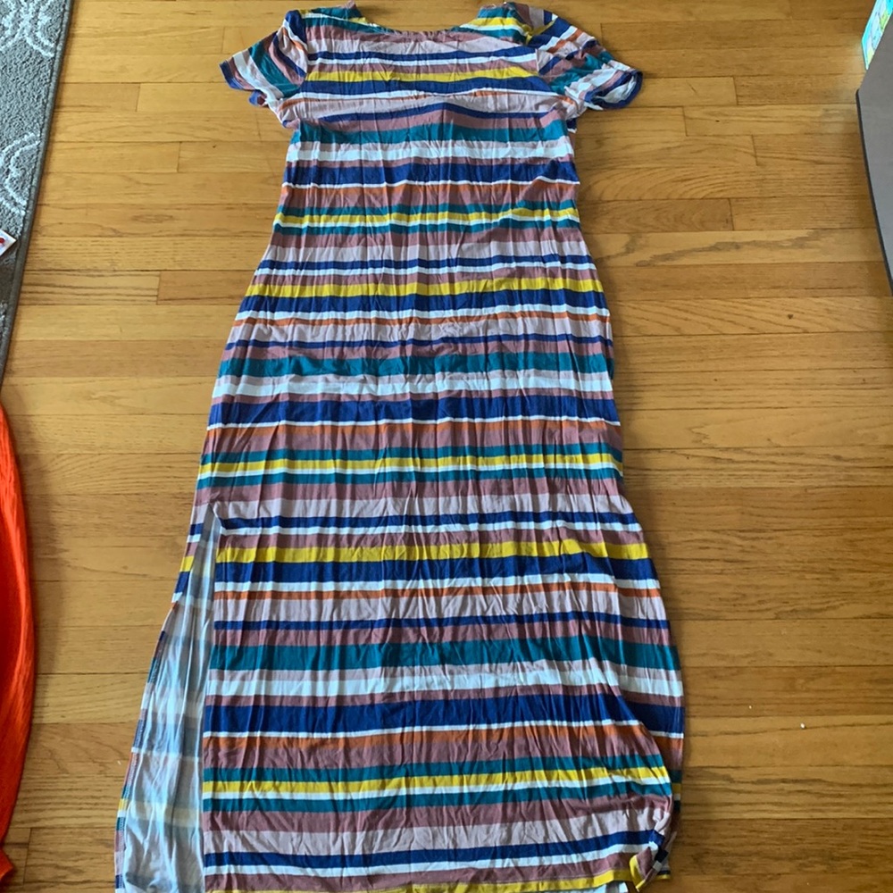 Eloquii maxi dress with cutout back